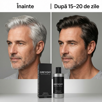 GreyOFF - По-малко сива коса. Без боя. По естествен начин. (Romanian)